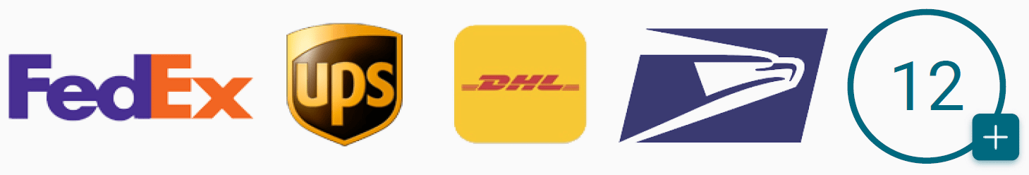 FedEx, UPS, DHL, American Express Logo