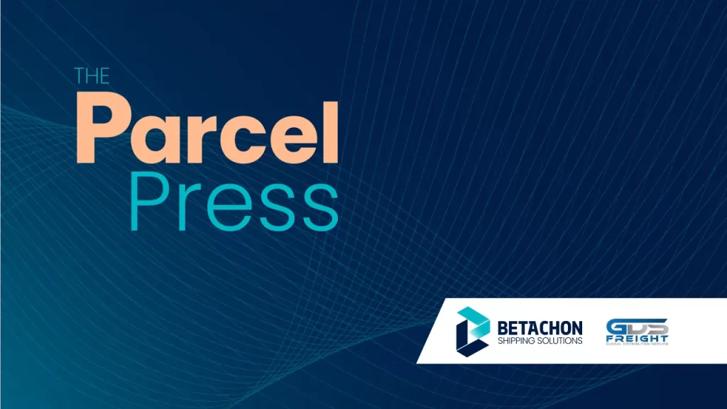 warehouse shipping boxes and logistics icons